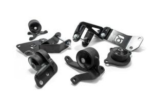 Honda Civic Engine Mount Kit - Innovative Mounts - 95A Bushings - Black - `01-`05 Honda Civic Engine Mount Kit - Innovative Mounts - 95A Bushings - Black - `01-`05